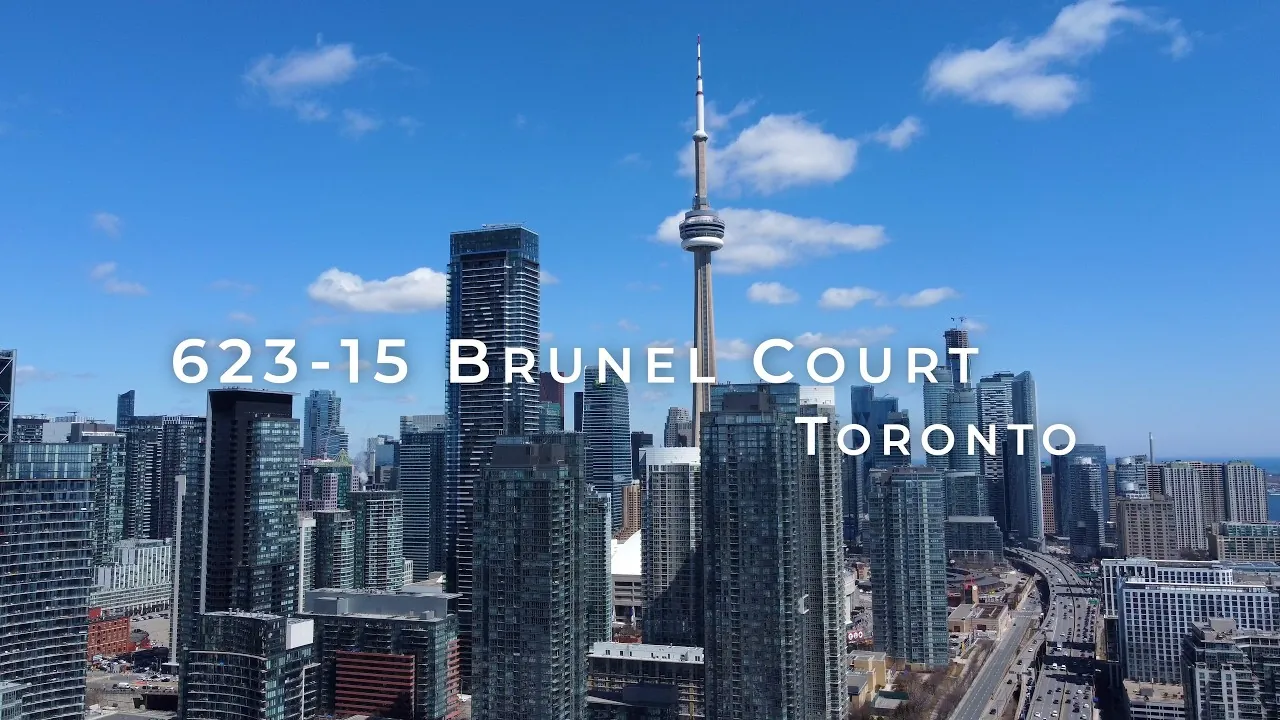 Video tour still, 623-15 Brunel Court, Toronto